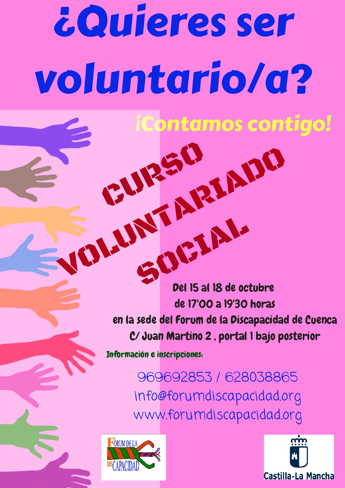 CARTEL CURSO VOLUNTARIADO SOCIAL 001