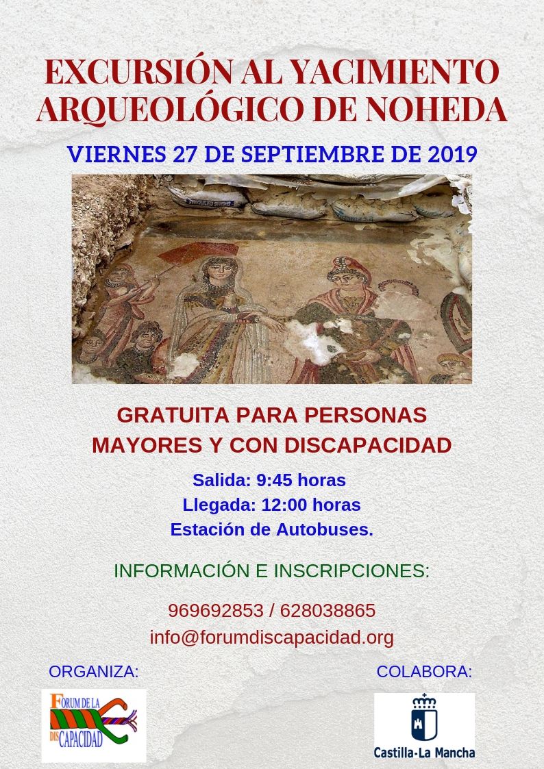 EXCURSIÓN AL YACIMIENTO ARQUEOLÓGICO DE NOHEDA