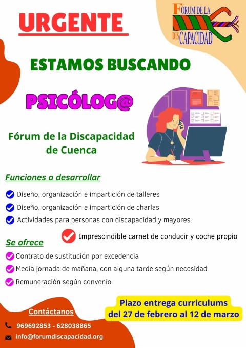 Oferta Psicólog Fórum 2025 Small