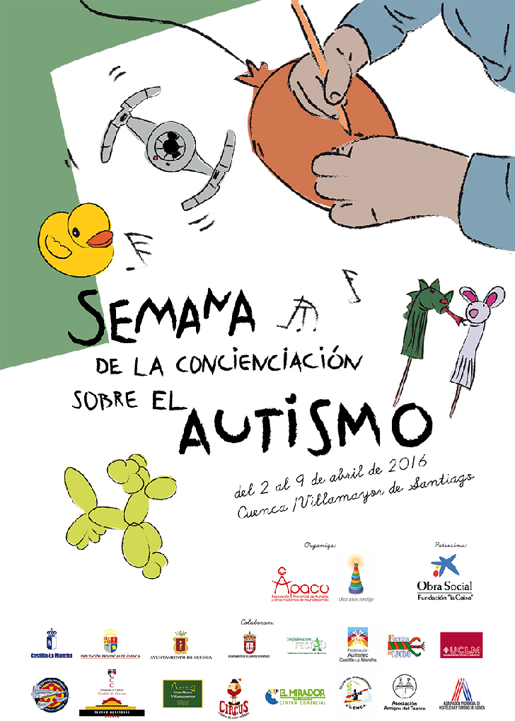  cartel semana concienciación autismo apacu cuenca